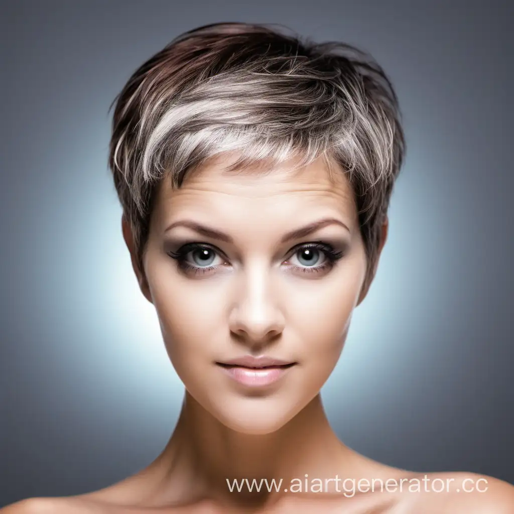 Creating attractive and informative graphic content to post on social networks on the topic “MYTH OR TRUTH: Short hair helps in the fight against hair loss.”