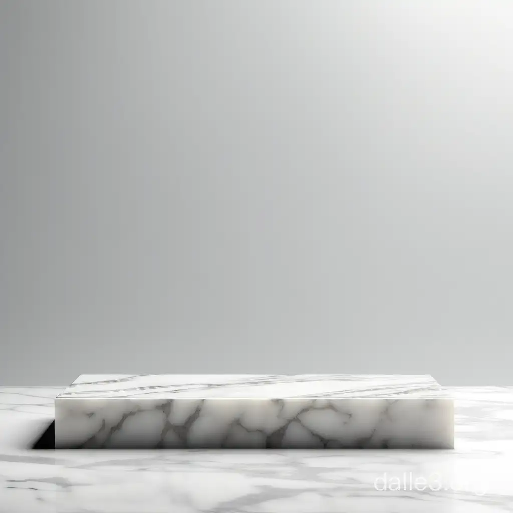 close-up, marble low rectangular flat podium on a minimalistic light background, professional photo -ar 3:4 -s 500 -v 5.2