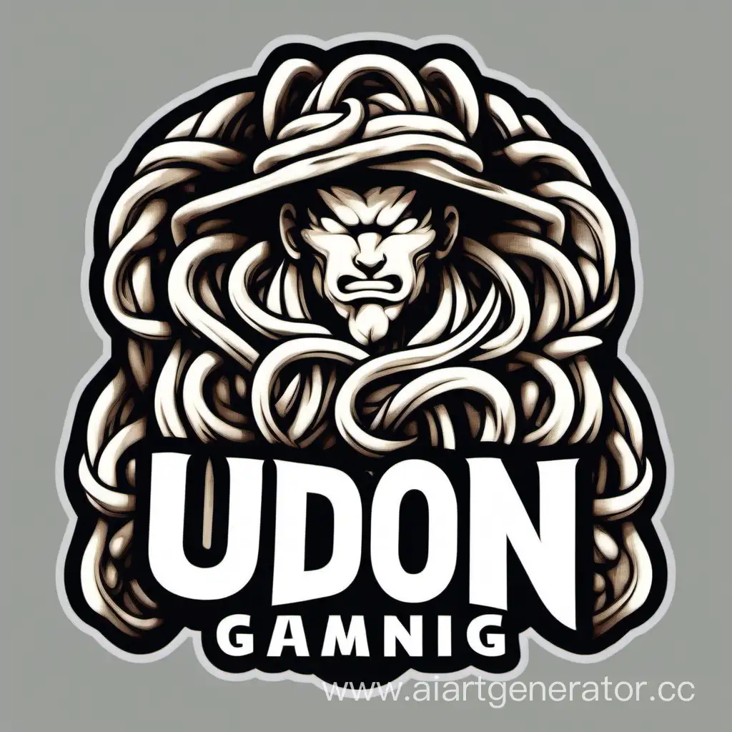 Dynamic-Udon-Gaming-Team-Logo-Design-for-a-Powerful-Online-Presence