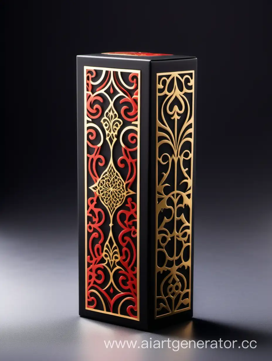 Elegant-Black-and-Gold-Perfume-Box-with-Arabesque-Accents