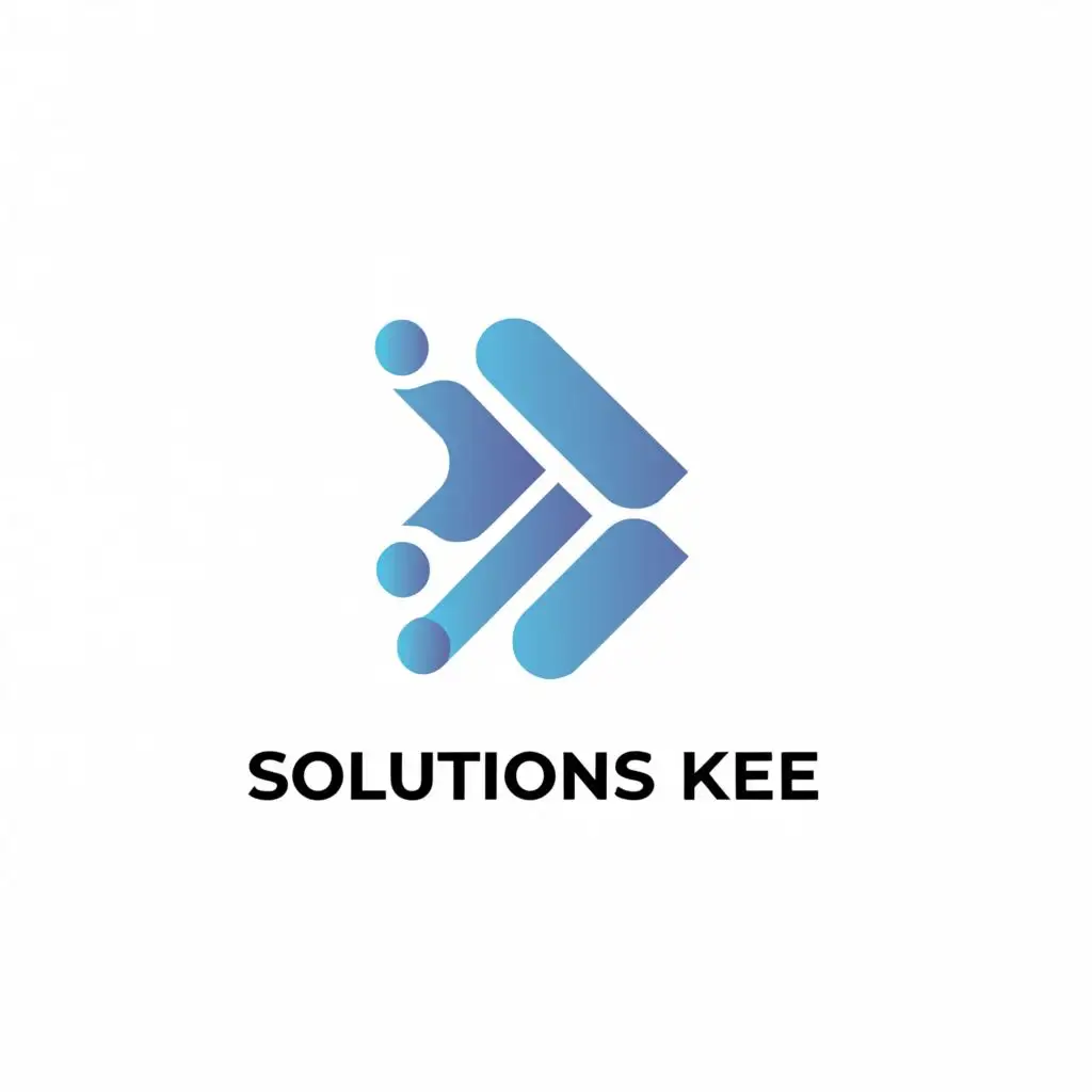 a logo design,with the text "Solutions Kee", main symbol:Logo should be related to emerging technologies and light touch of ecommerce business as well as i am going to give services of emerging technolgies and ecommerce business under this company.,Moderate,be used in Technology industry,clear background