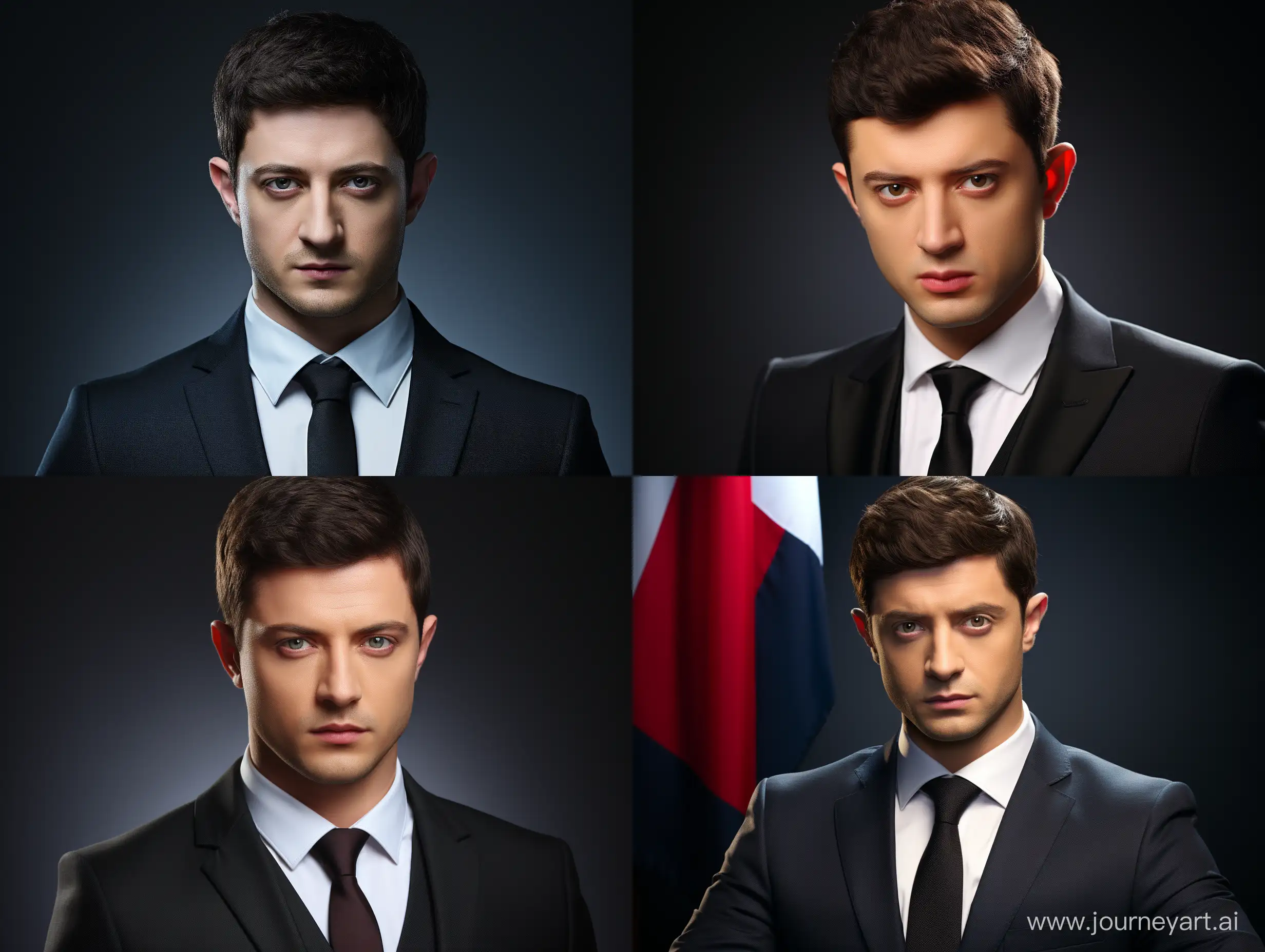 Born to a Ukrainian Jewish family, Zelenskyy grew up as a native Russian speaker in Kryvyi Rih, a major city of Dnipropetrovsk Oblast in central Ukraine. Prior to his acting career, he obtained a degree in law from the Kyiv National Economic University. He then pursued a career in comedy and created the production company Kvartal 95, which produced films, cartoons, and TV shows including the TV series Servant of the People, in which Zelenskyy played a fictional Ukrainian president. The series aired from 2015 to 2019 and was immensely popular. A political party with the same name as the TV show was created in March 2018 by employees of Kvartal 95.