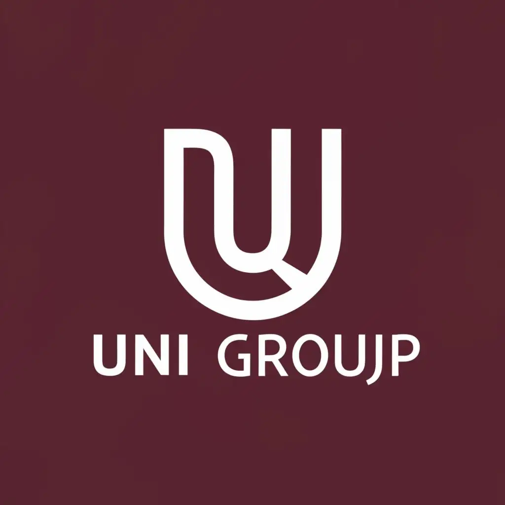 logo, U, with the text "UNI GROUP", typography