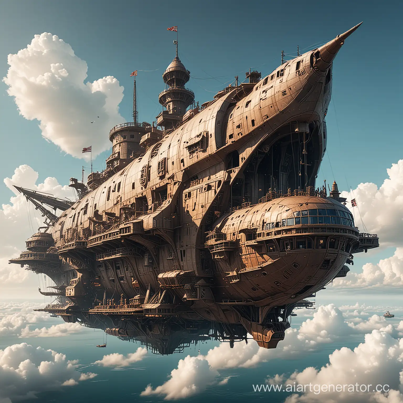 Fantasy-Air-Fortress-Ship-Majestic-Vessel-Soaring-in-Mythical-Skies