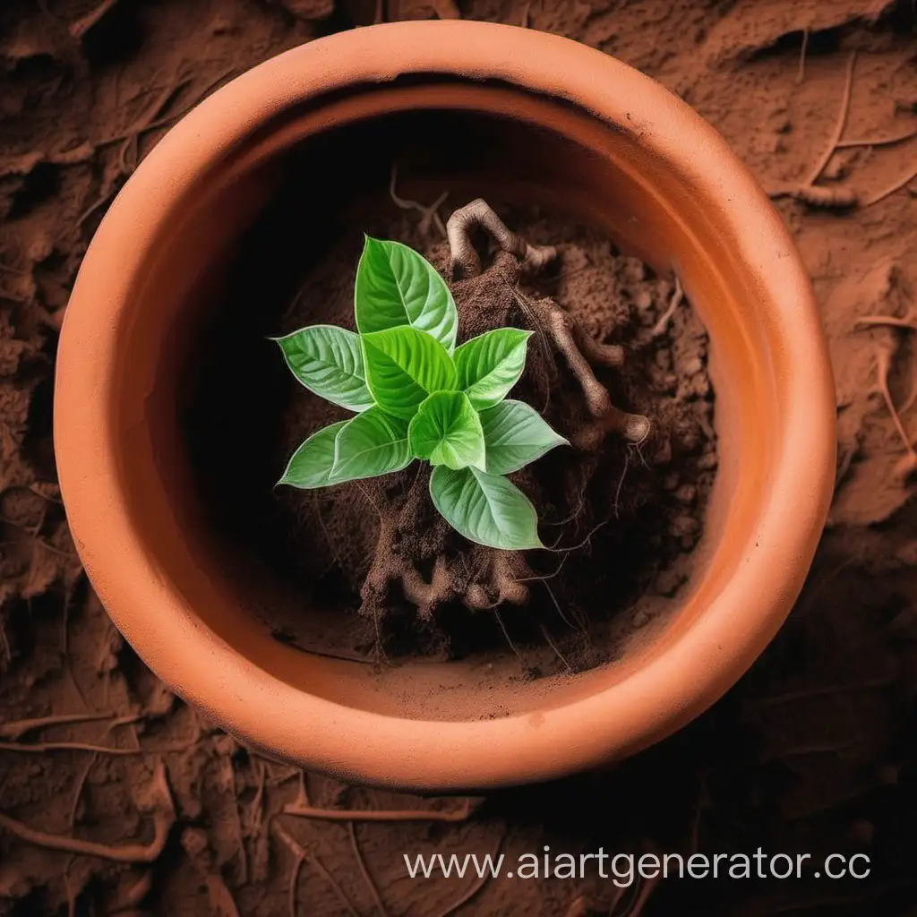 Optimal-Plant-Root-Nutrition-from-a-Clay-Pot