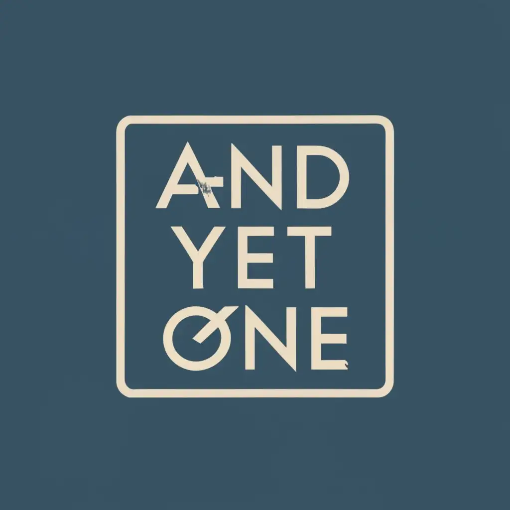 logo, SQUARE, with the text "AND YET ONE", typography, be used in Education industry