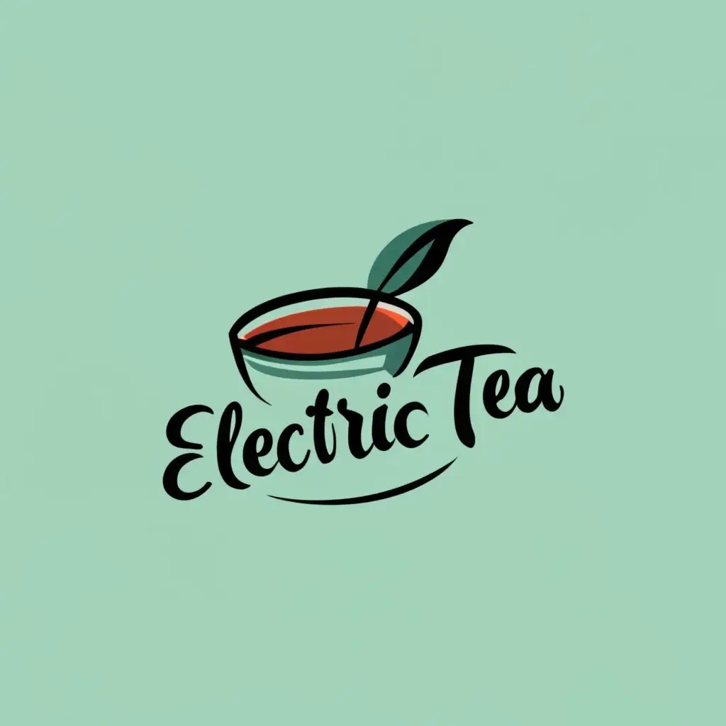 logo, Health, with the text "Electrictea_", typography, be used in Education industry