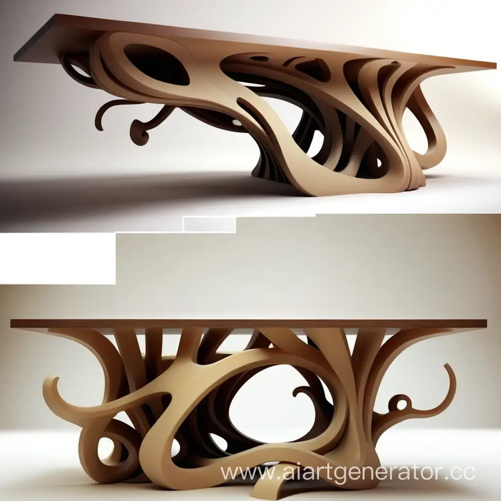 необычный дизайн стола