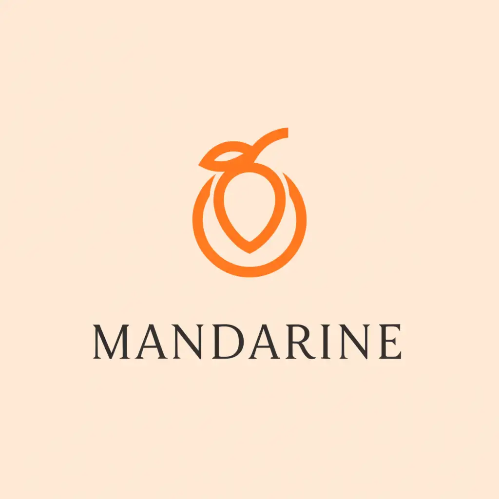 a logo design,with the text "MANDARINE", main symbol:A woman,Moderate,be used in Retail industry,clear background