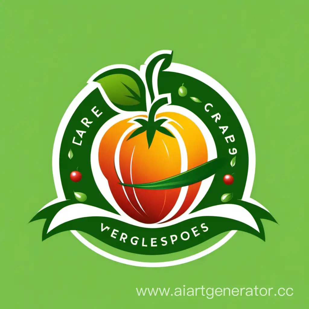 Логотип компании которая поставляет фрукты и овощи для магазинов современное