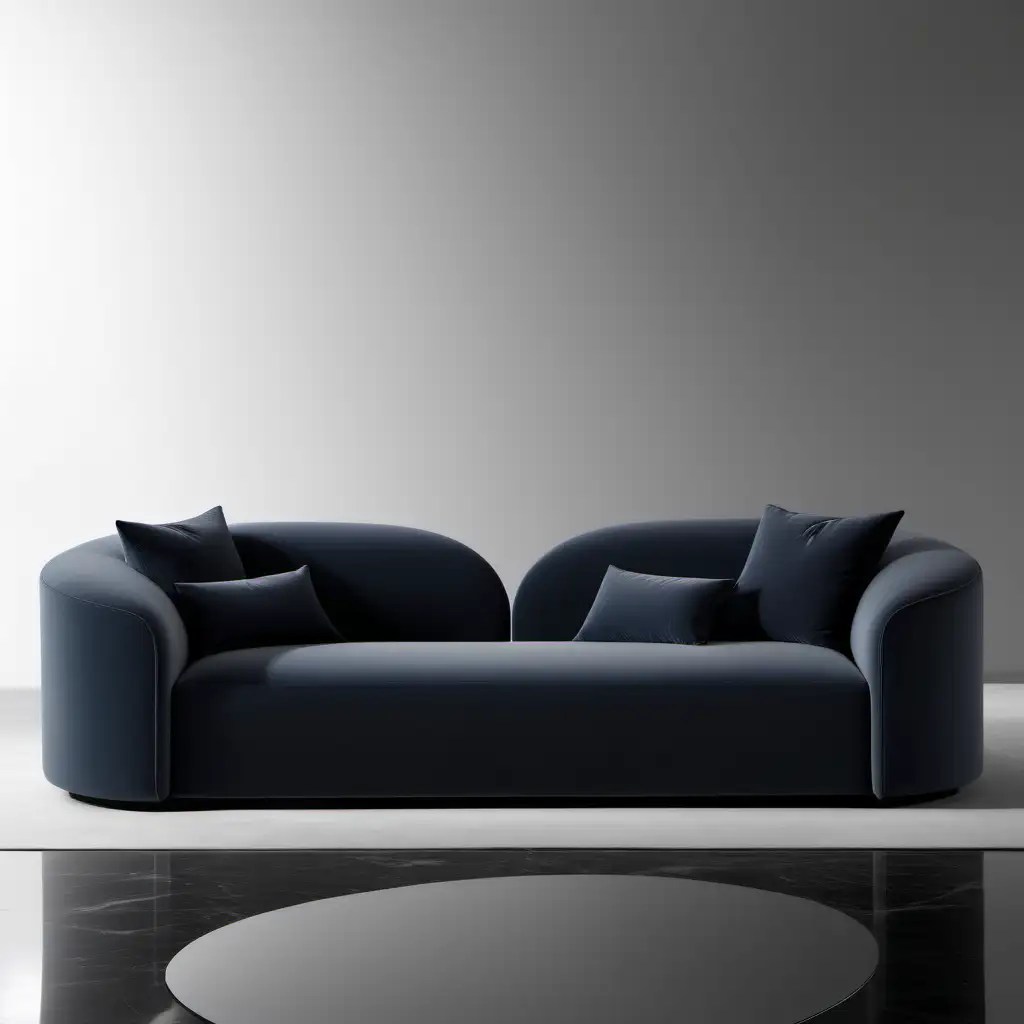Timeless Italian Style Modern 3Seat Sofa with Minimalist Design