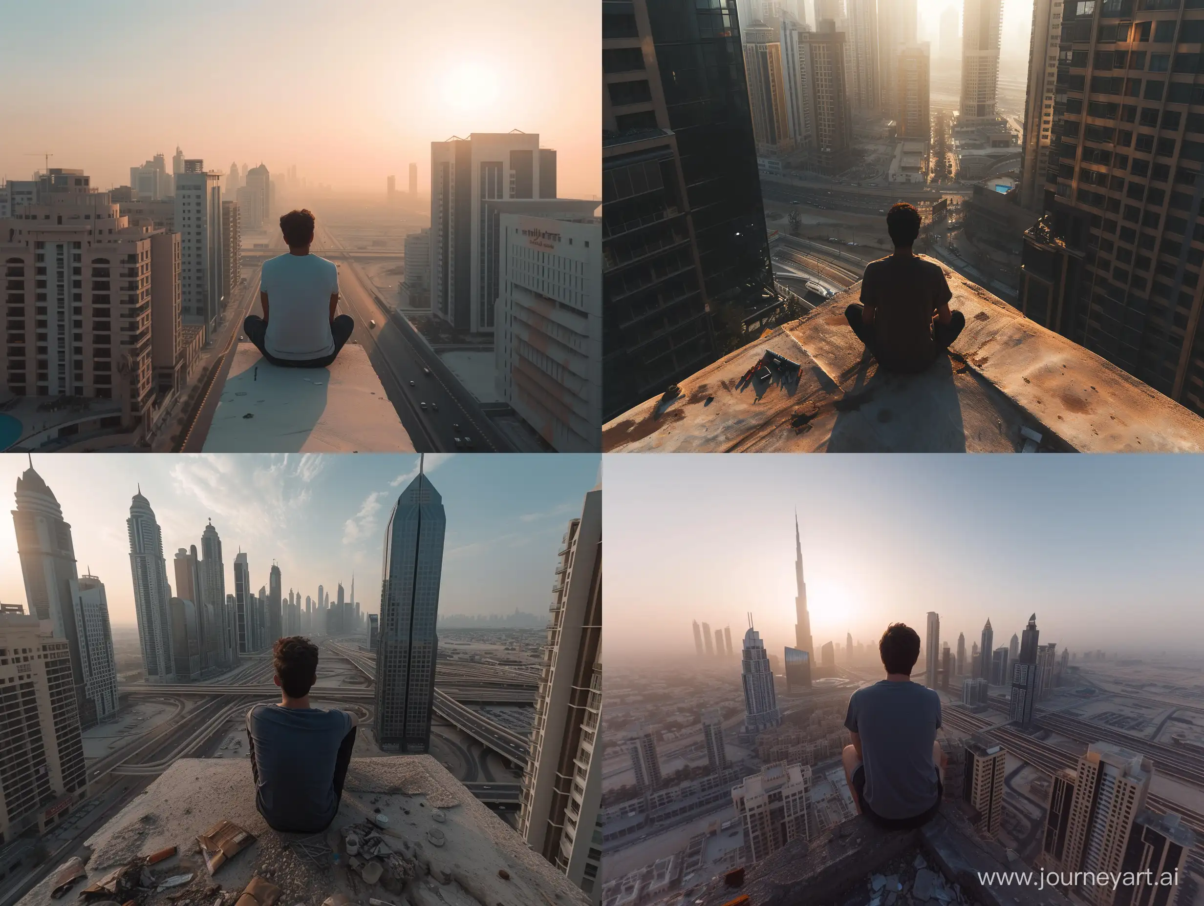 Rooftop-Serenity-Capturing-Dubais-Urban-Oasis