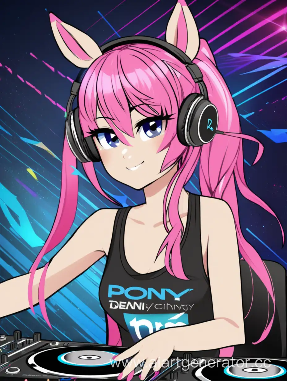 Energetic-DJ-Pony-Streamer-Girl-in-Colorful-Neon-Vibes
