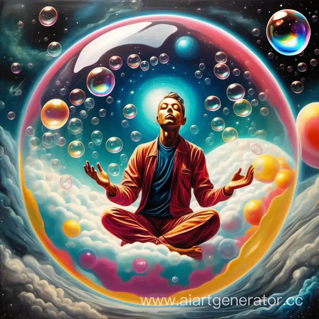 Meditative-Space-Exploration-with-Surreal-Soap-Bubbles