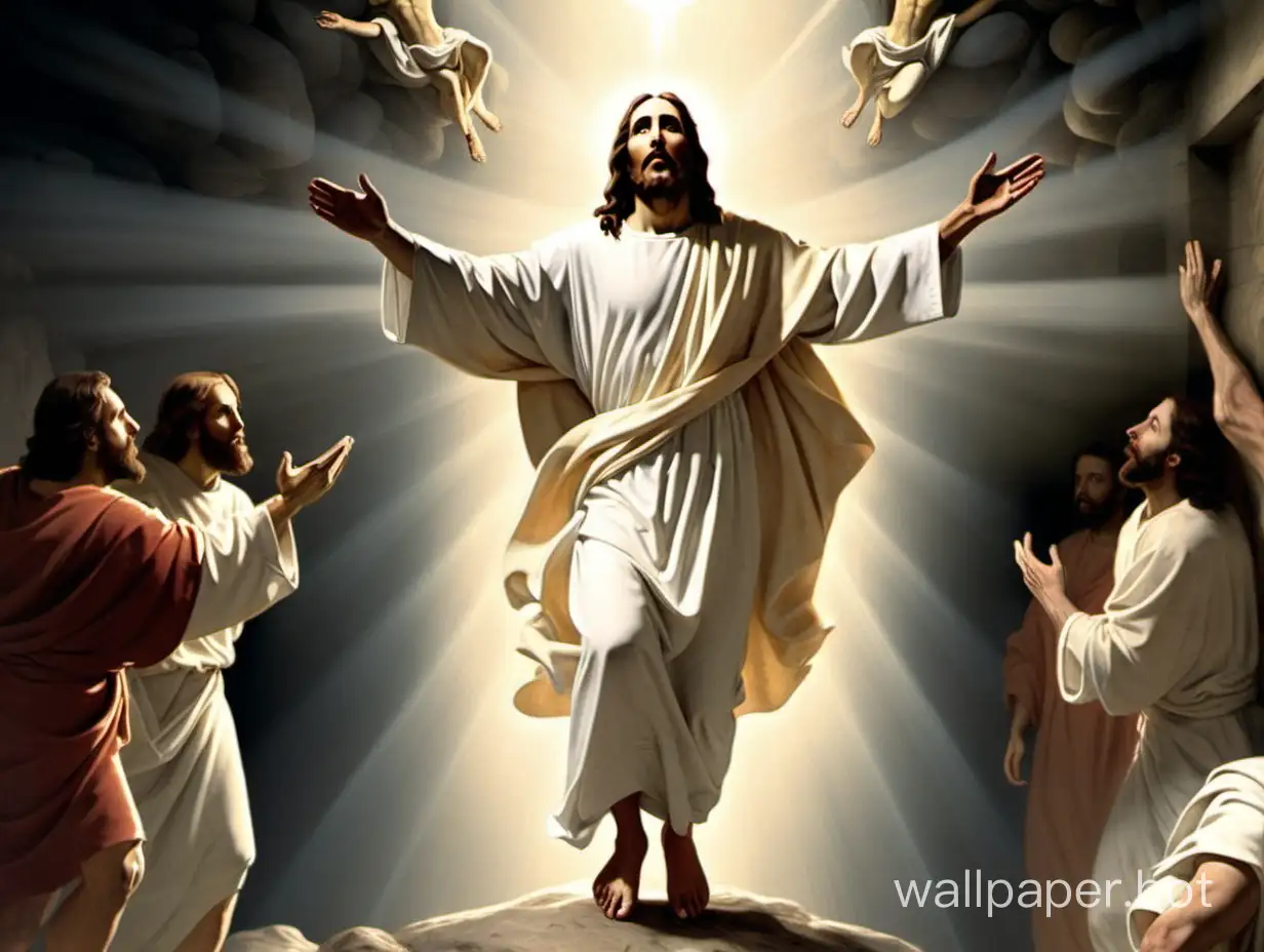 Jesus Christ at the resurrection
