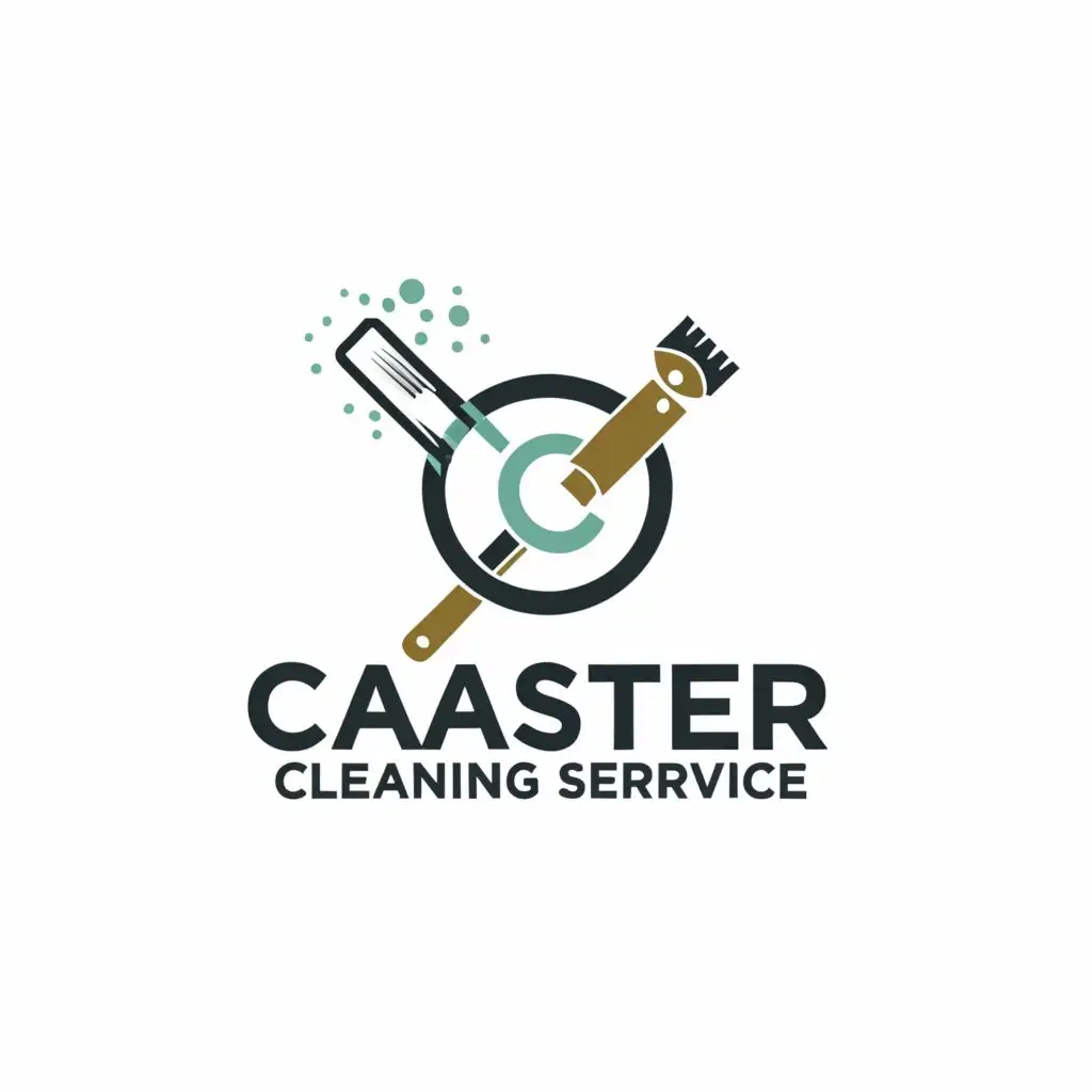 a logo design,with the text "Caster Cleaning Service", main symbol:unique,Moderate,be used in Legal industry,clear background