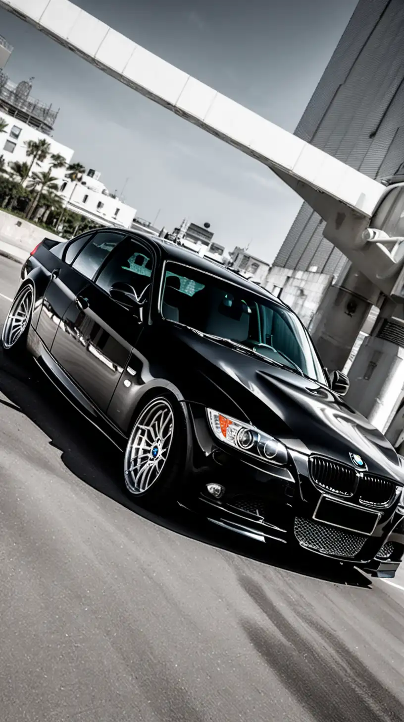 Black BMW 328i transformer