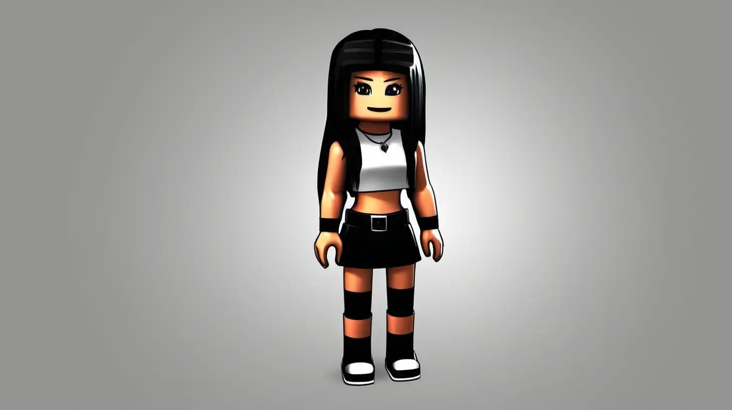 Adorable Roblox Avatar for Stylish Woman Playful and Trendy Fashion