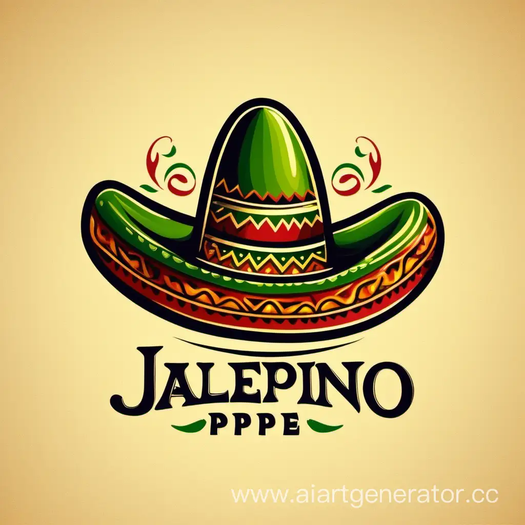 Vibrant-Mexican-Hat-with-Jalapeo-Pepper-Logo