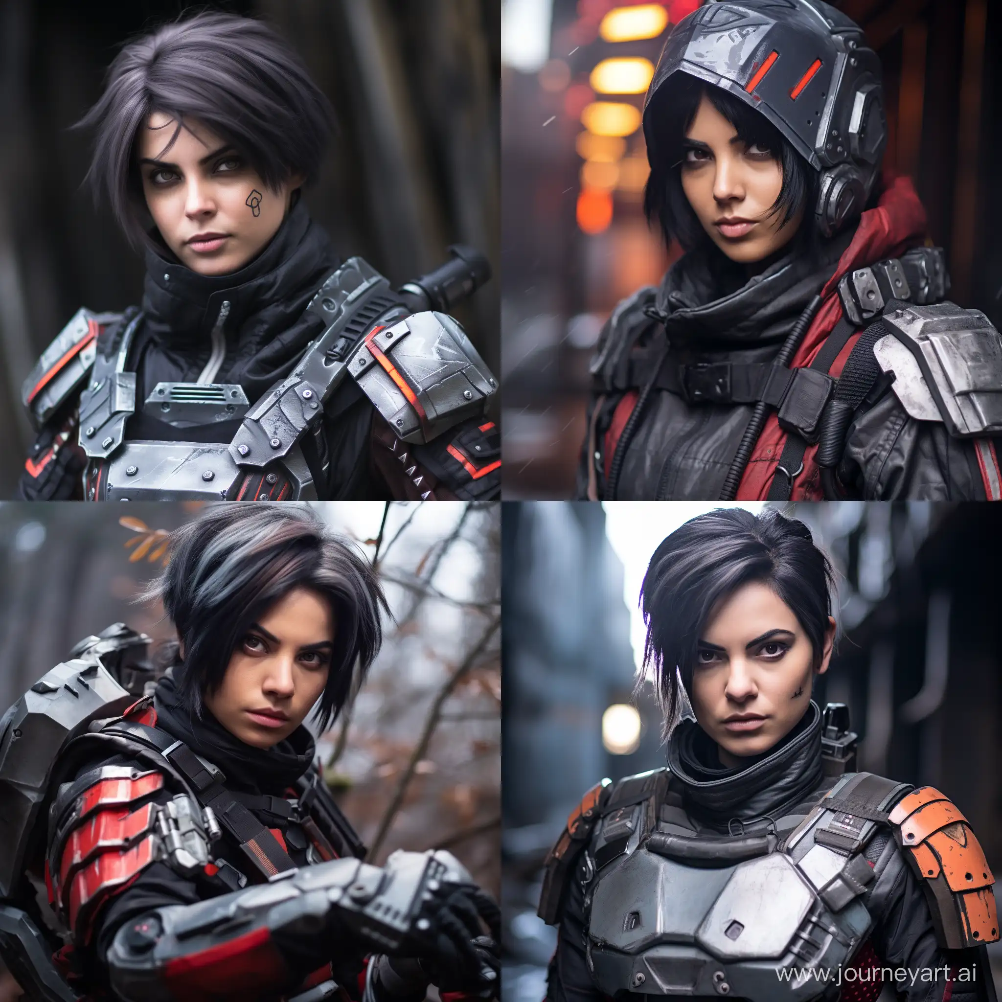Wraith from Apex Legends cosplay photo close-up