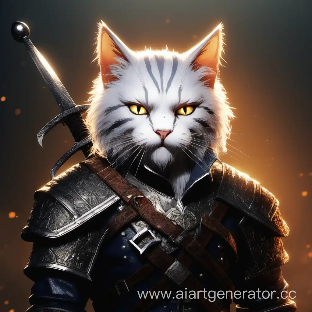 Fierce-Feline-Warrior-Inspired-by-Geralt-of-Rivia