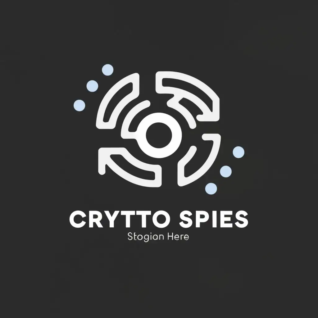 a logo design,with the text "Crypto spies", main symbol:Crypto spies,Moderate,be used in Technology industry,clear background