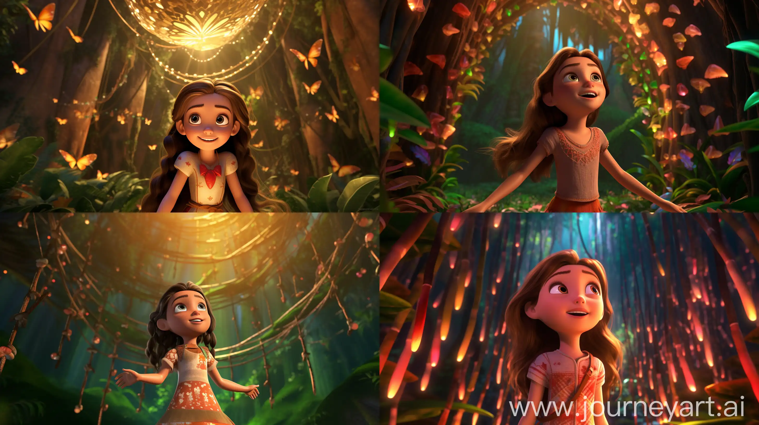 Enchanted-Forest-Adventure-Curious-Lily-Explores-Amidst-Magical-Light