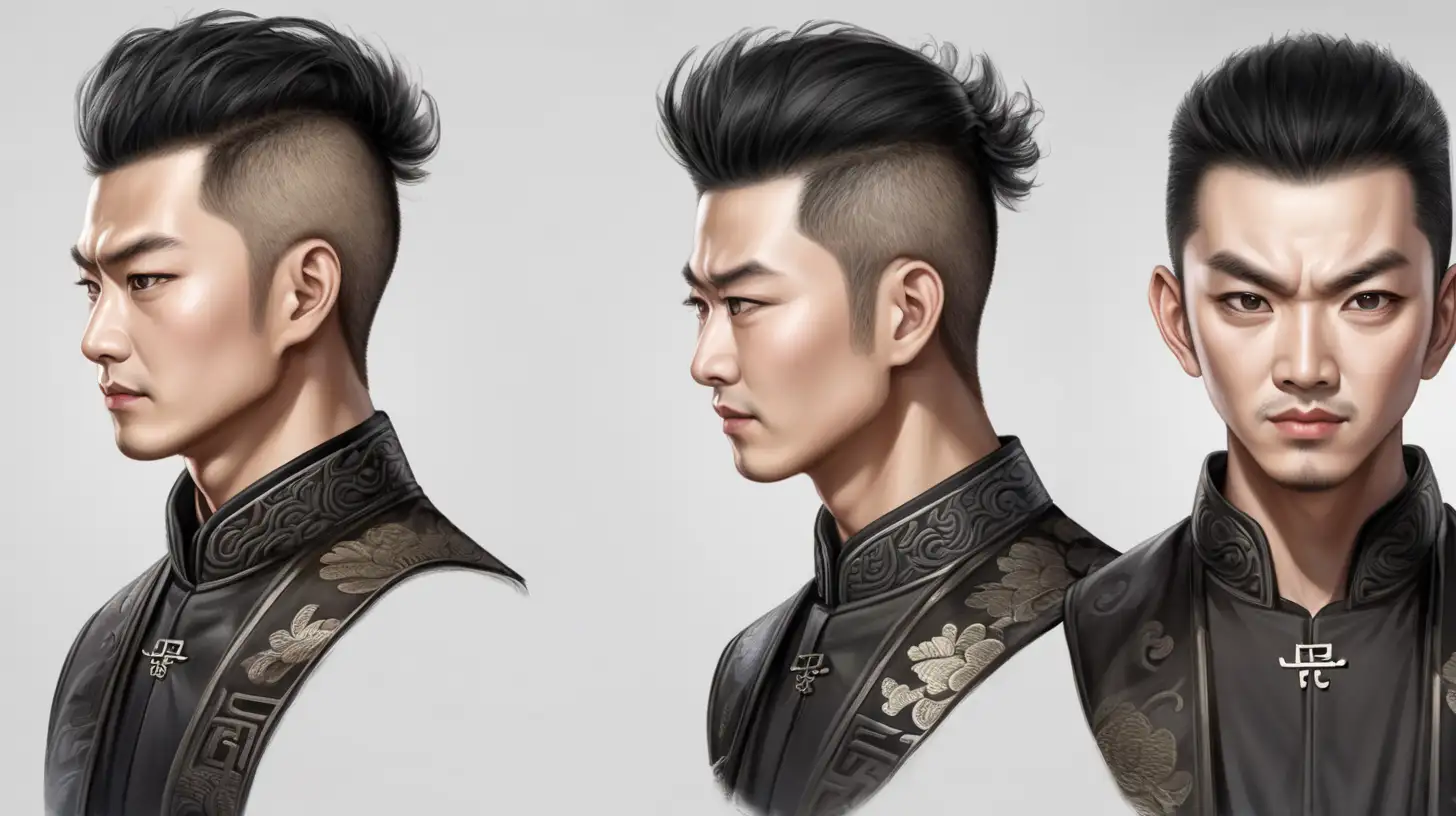 What're some good hairstyles that suit Chinese/Asian men, and what do I ask  for to get them at the barber? - Quora