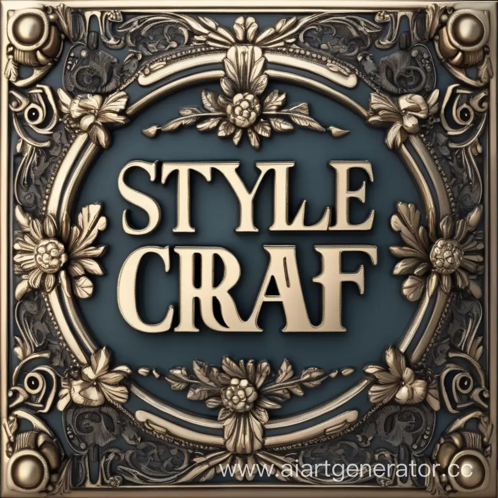 Надпись  "style craft"