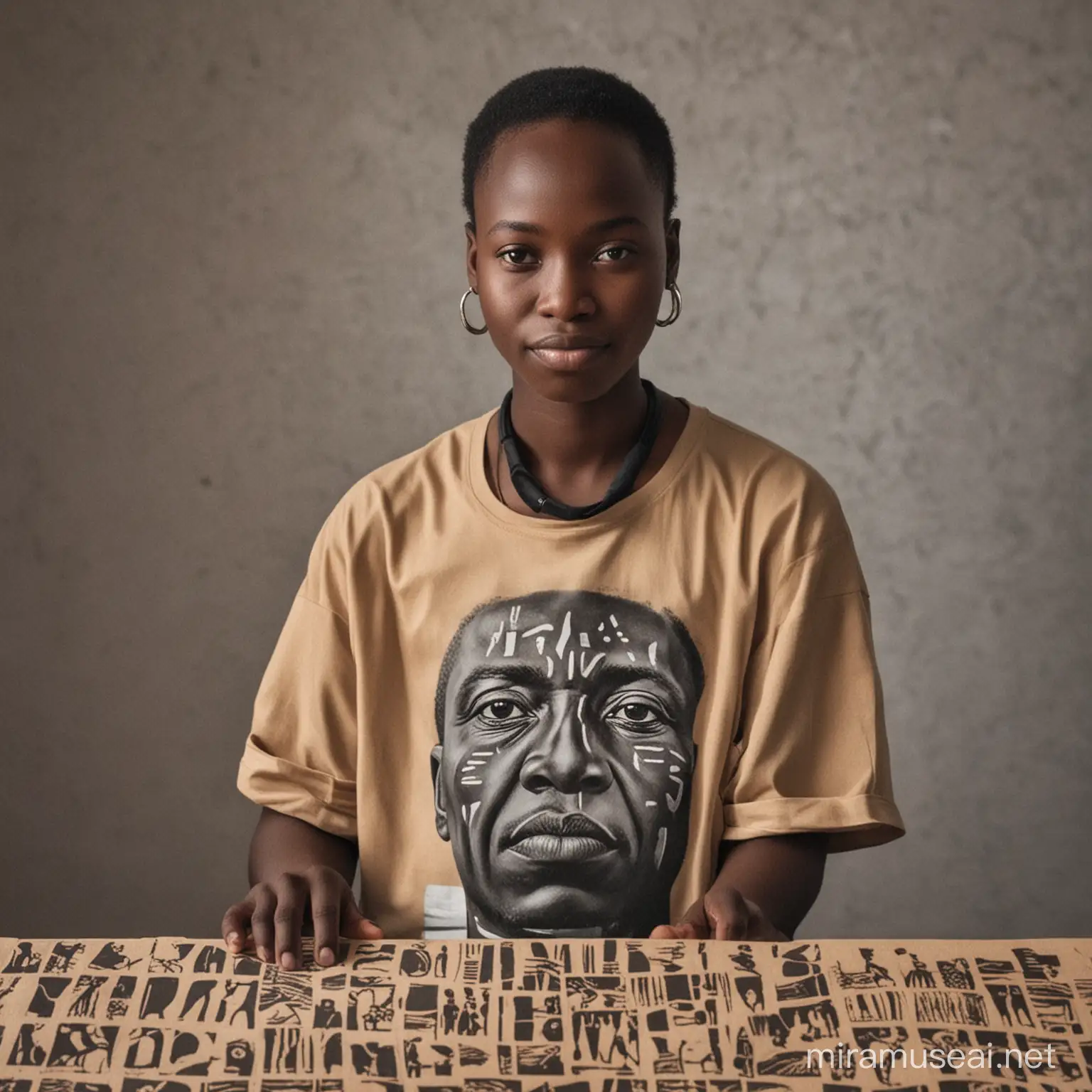 Kenyan Artist Creating Vibrant Artwork