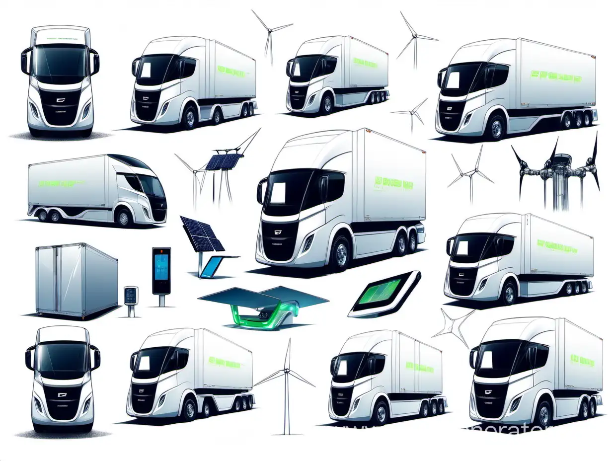 Innovative-Electric-Truck-Ecosystem-HiTech-Minimalism-Collage