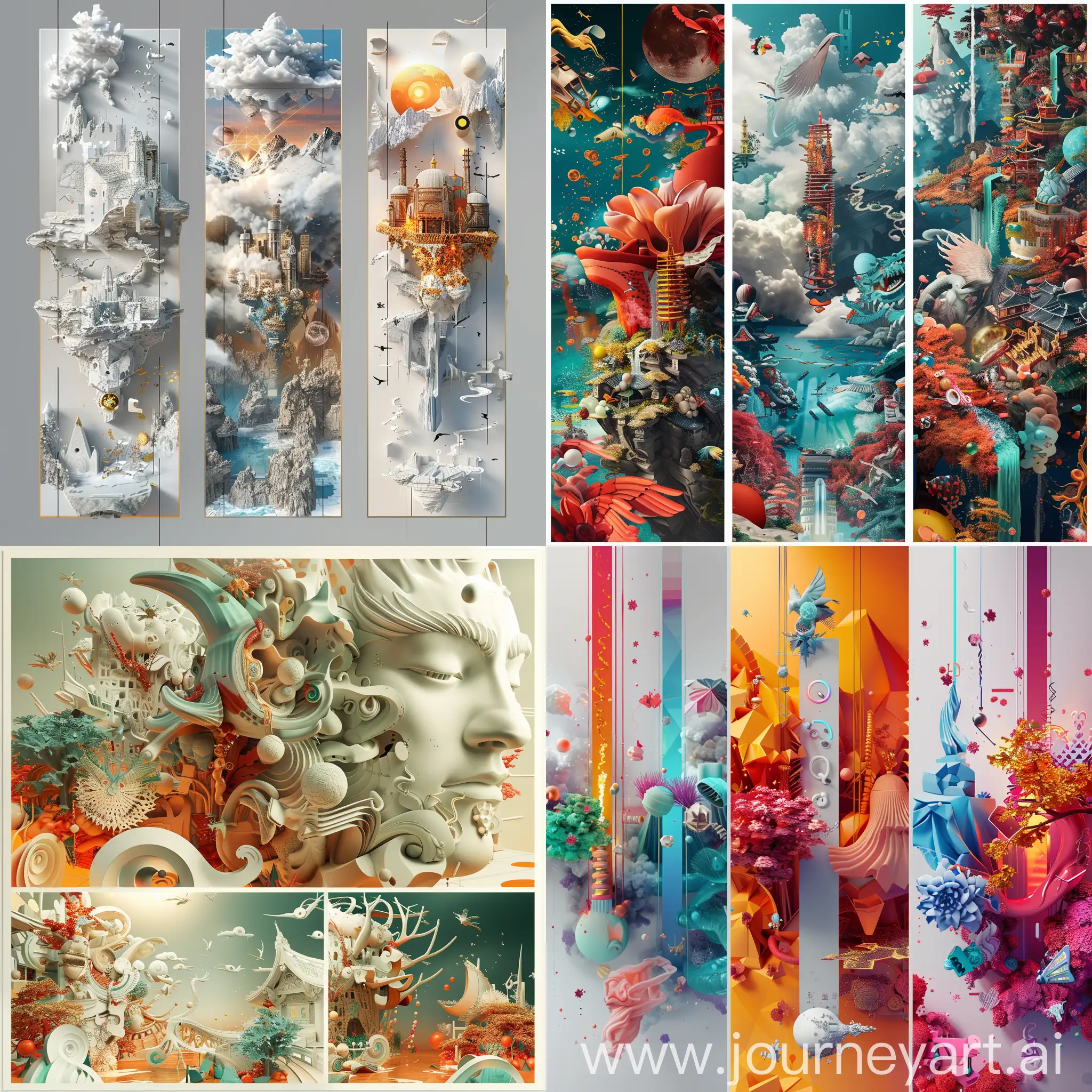 CuttingEdge-3D-Illustration-Triptych-Exploring-Design-Techniques-and-Vision