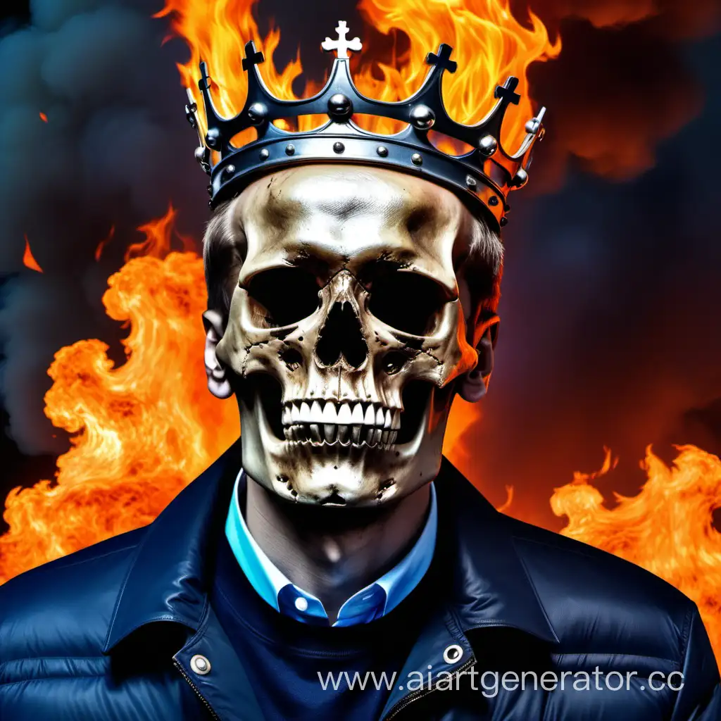 Череп в огне король мироздания. Навальный воскрес. Россия будет свободной