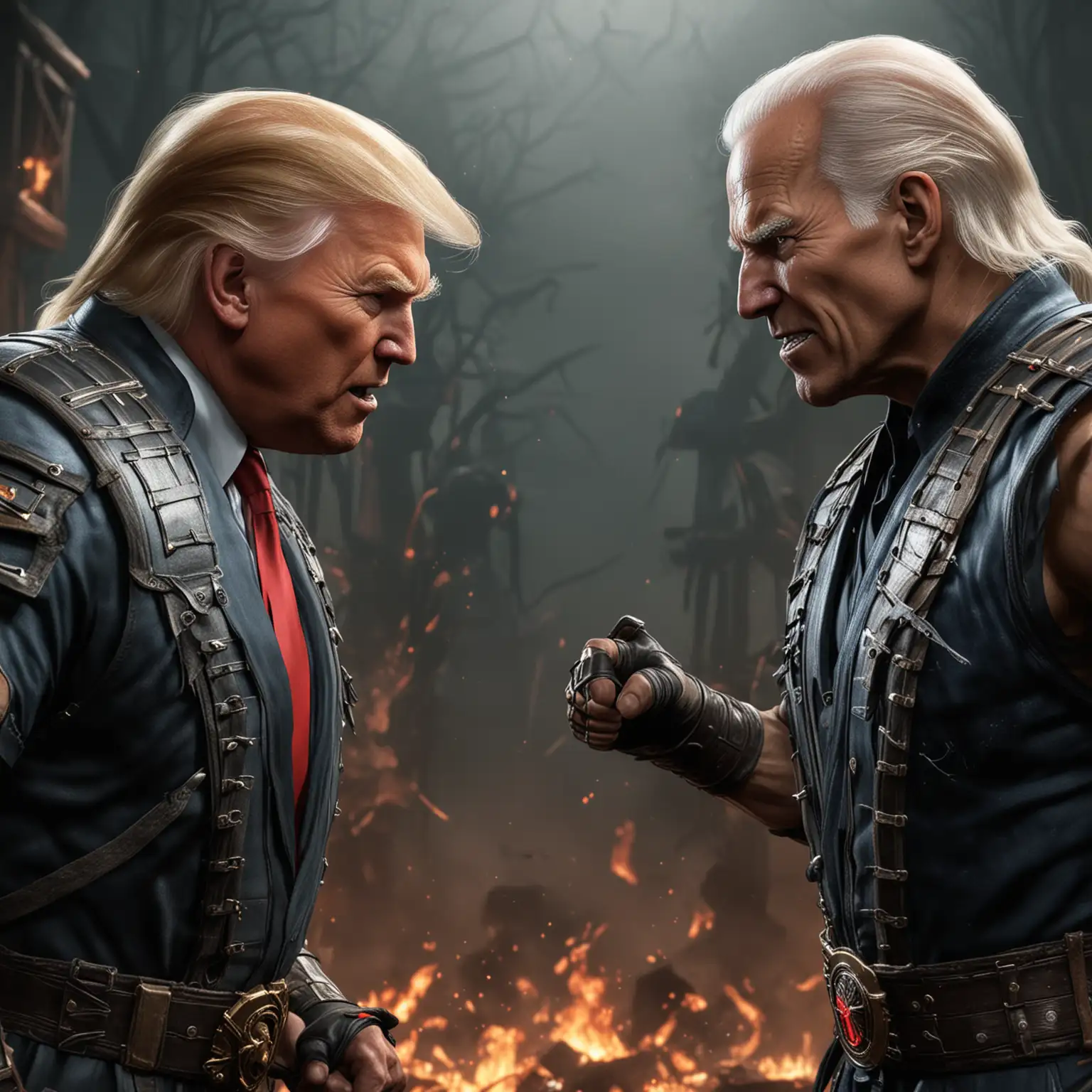 Epic Mortal Kombat Showdown Trump vs Biden Fatality