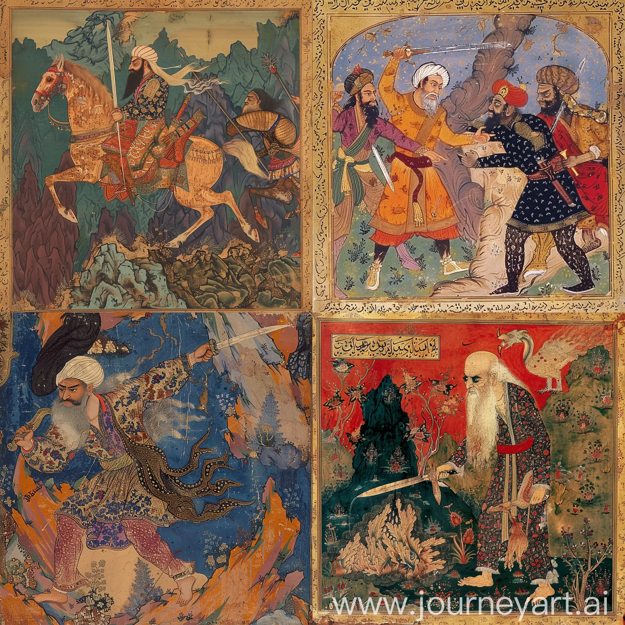 Zal-Rostams-Father-Battles-Fiercely-in-Shahnameh-Story