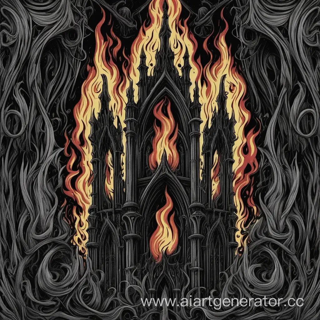 Ethereal-Gothic-Flames-Illuminate-Mysterious-Scene