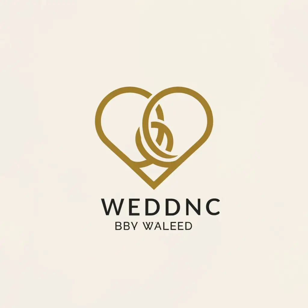 LOGO-Design-For-Wedding-by-Waleed-Elegant-Text-with-Symbol-of-Shared-Moments