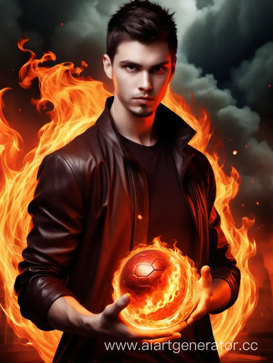 Man-Holding-Fiery-Ball-Book-Cover-Illustration
