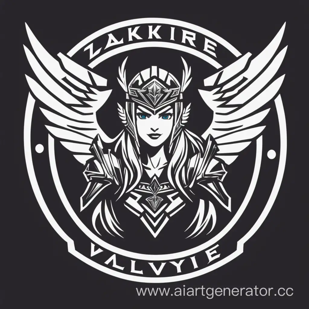 ZeroWings-Valkyrie-Logo-Design-with-Dynamic-Winged-Elegance