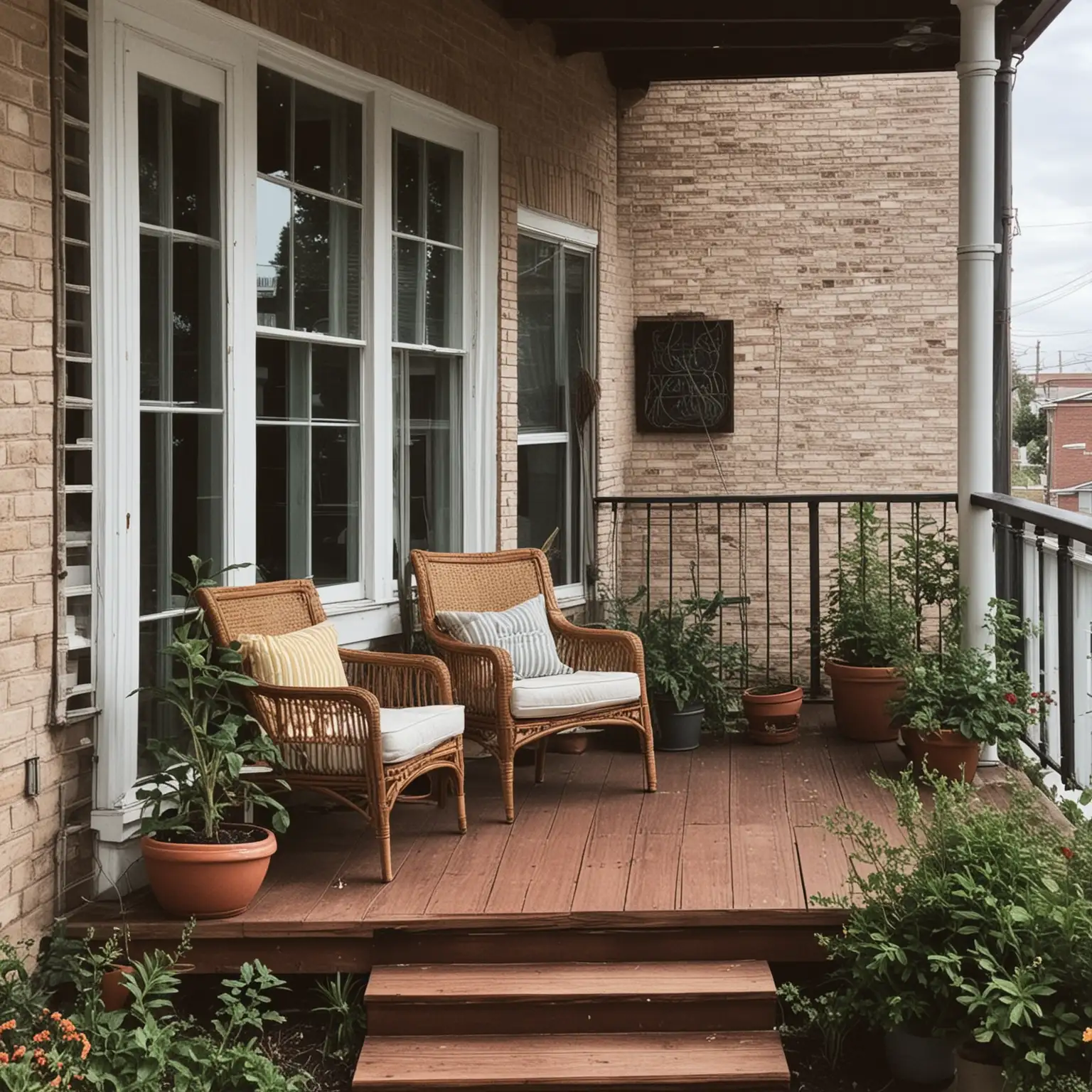 Chic Urban Porch Scenes with Aesthetic Appeal