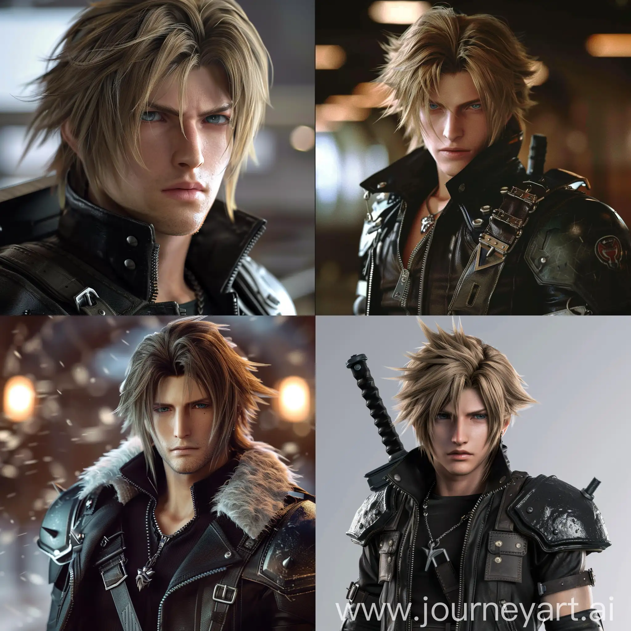 Squall Leonhart as a human