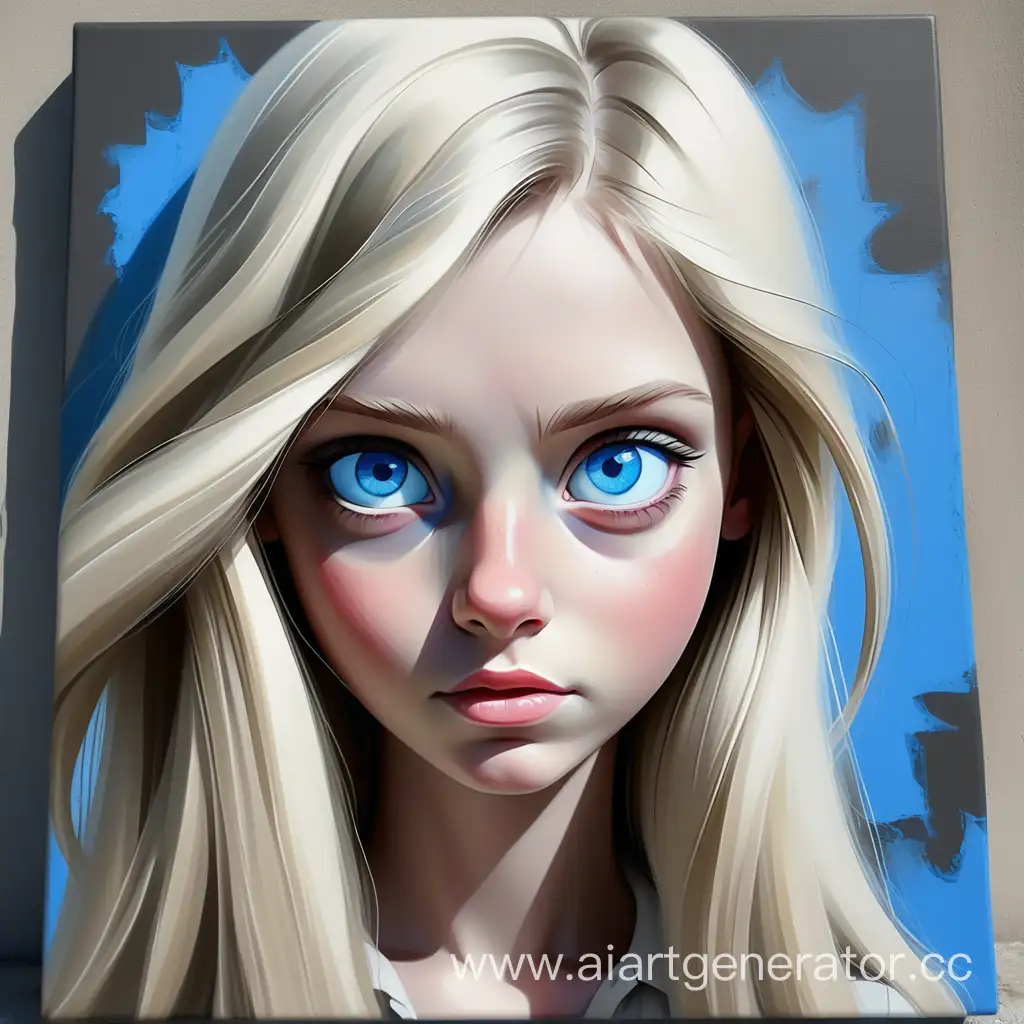 Captivating-Portrait-Girl-with-Striking-Blue-Eyes-on-Canvas