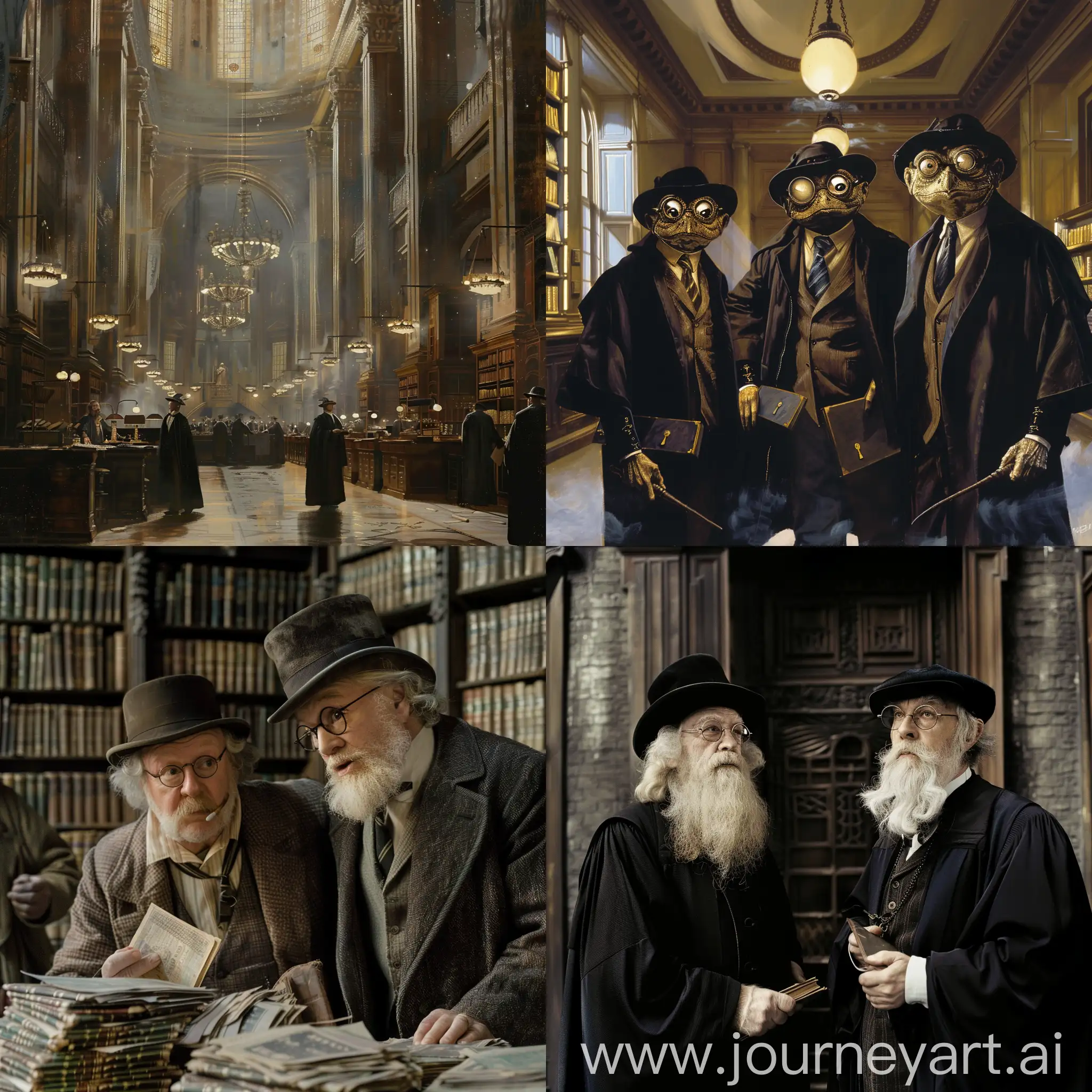 Wizarding-Bankers-in-Harry-Potter-Mysterious-Figures-Amidst-Magical-Surroundings