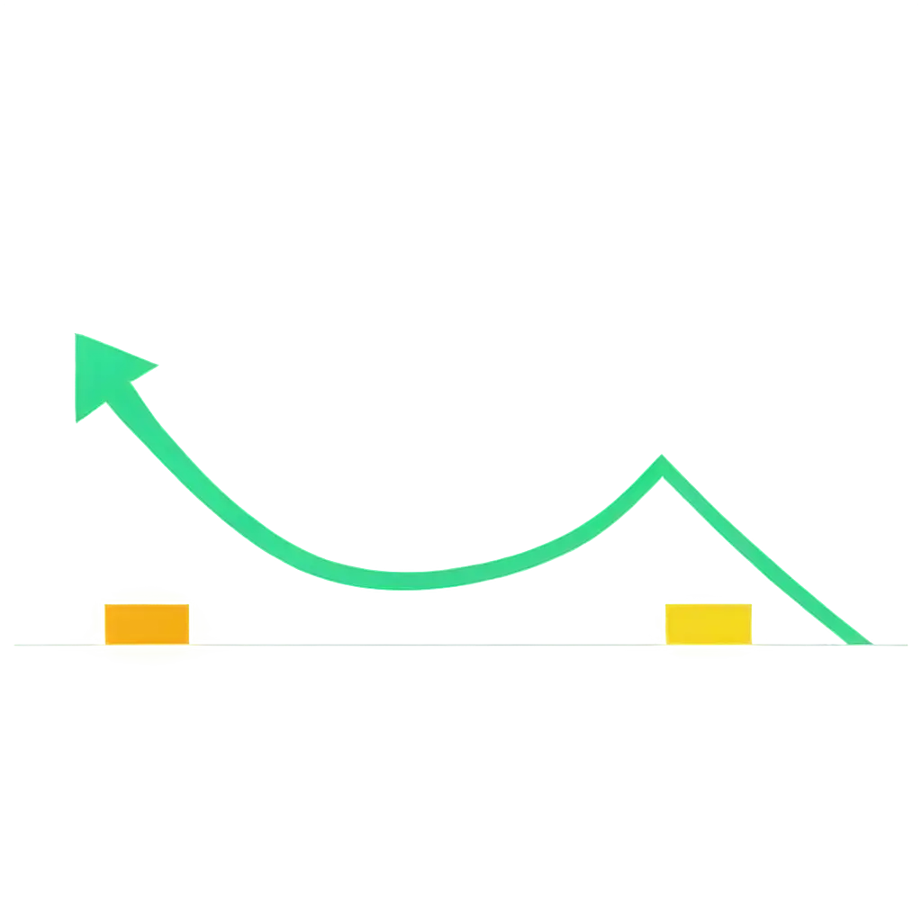 Minimalist-Green-Income-Graph-PNG-Boost-Your-Content-with-Clear-Vibrant-Visuals