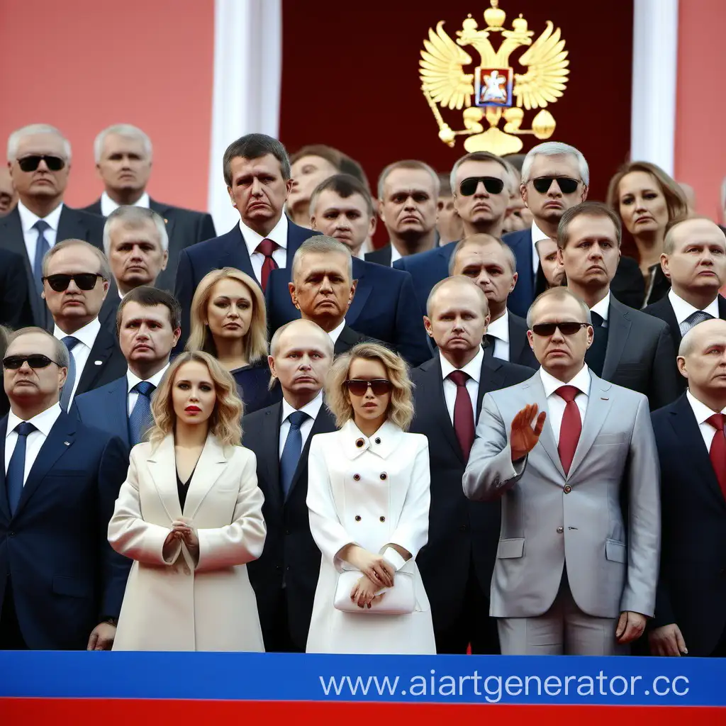 Инаугурация Ксении Собчак как президента Российский Федерации .