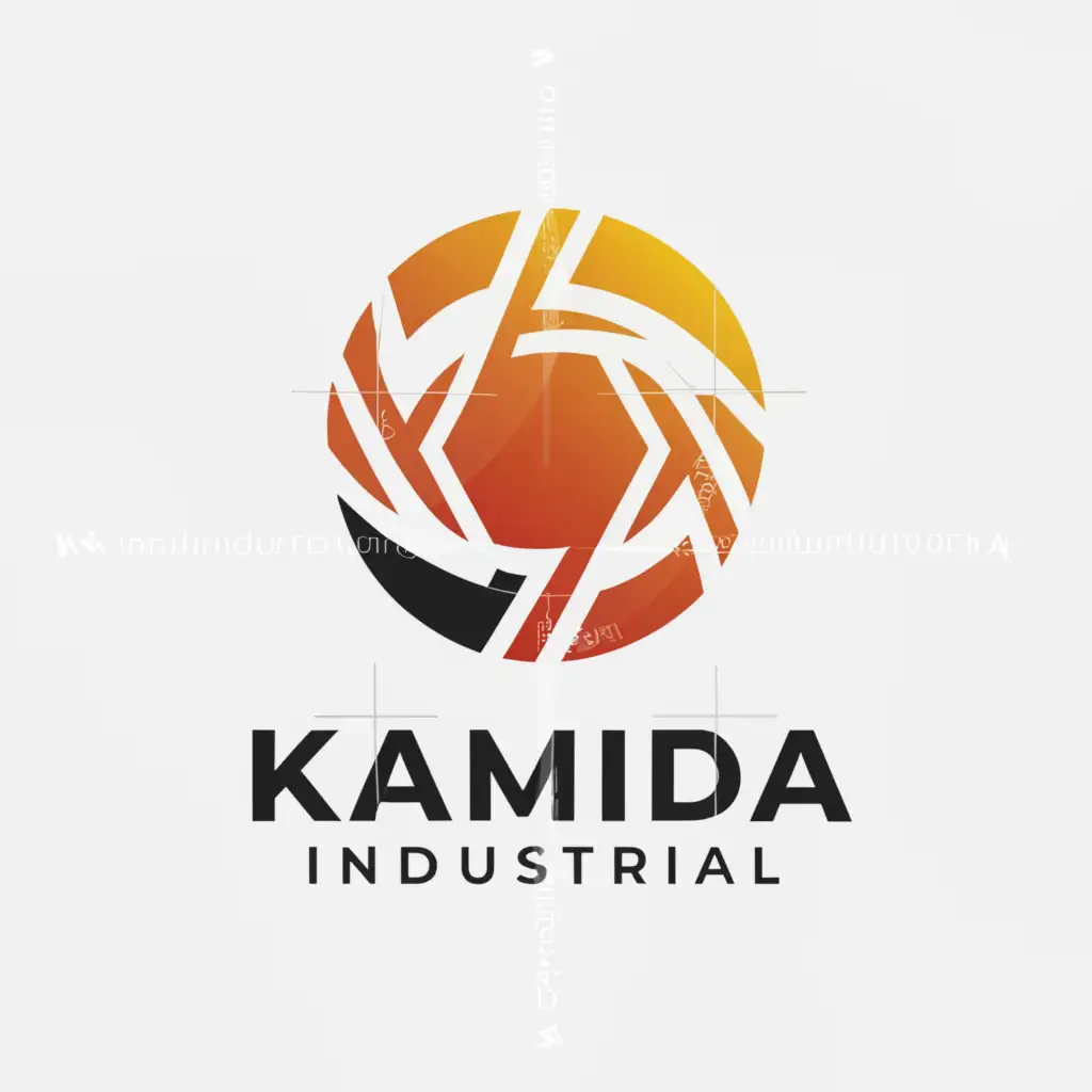 a logo design,with the text "Kamida Industrial", main symbol:Kanda,Moderate,be used in Technology industry,clear background