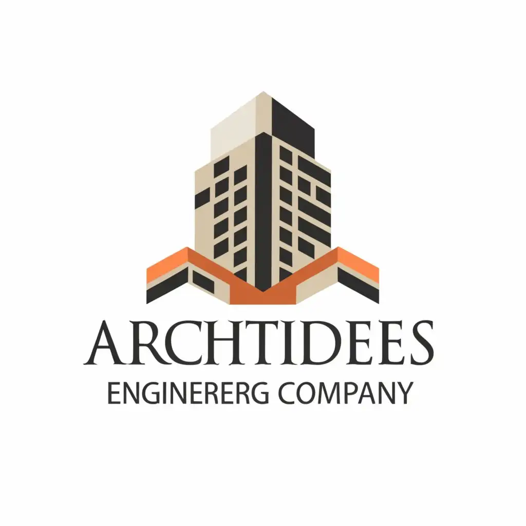 logo, buildings tides, with the text "architides engineering company", typography, be used in Real Estate industry