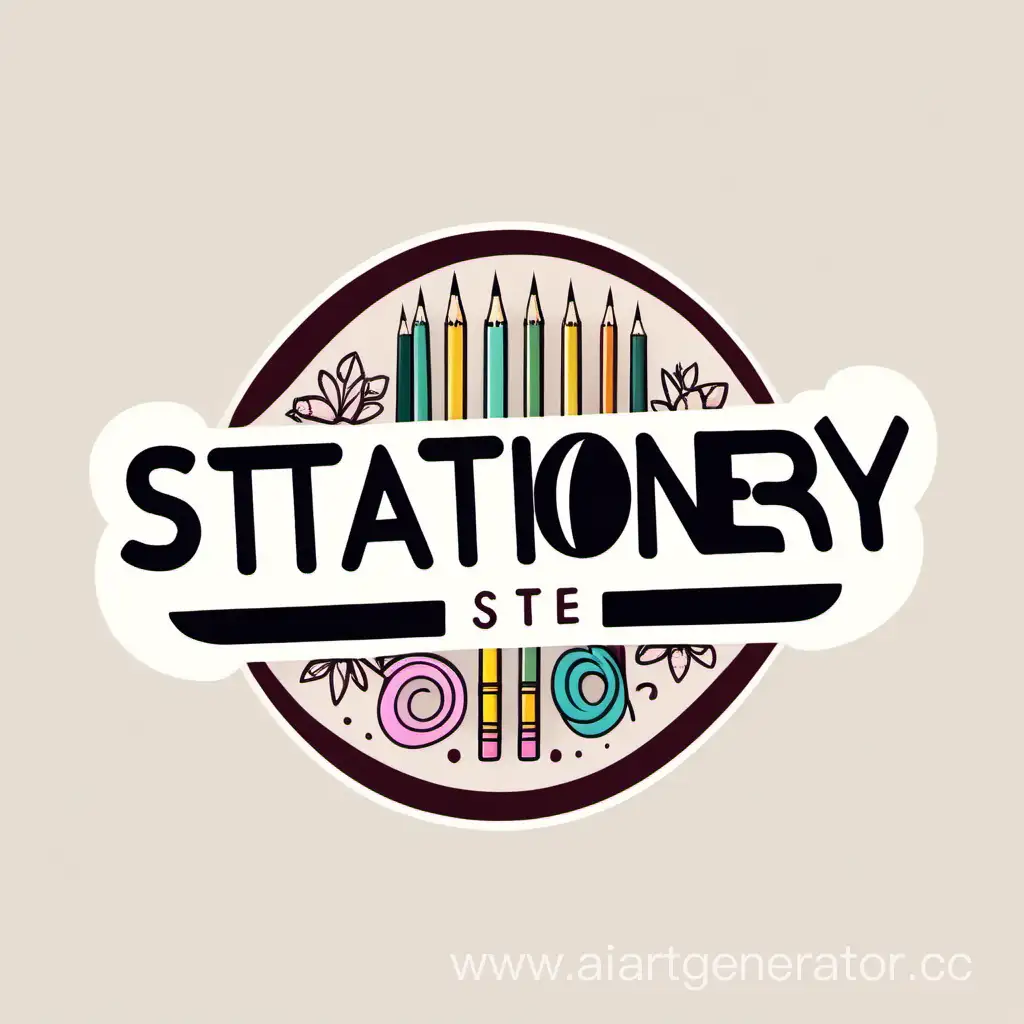 Vibrant-Stationery-Store-Logo-Design-for-a-Creative-Shopping-Experience