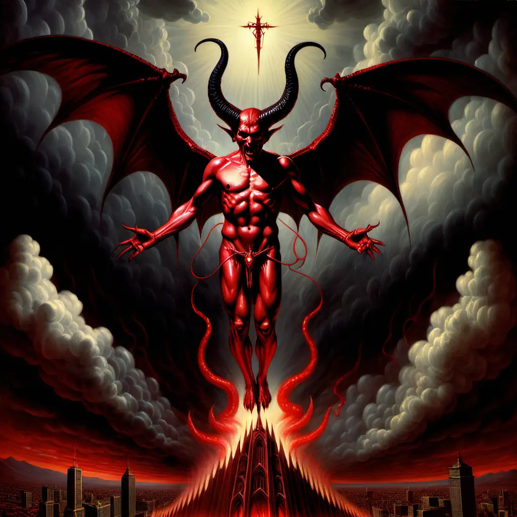 Celestial Battle The Fall of Lucifer