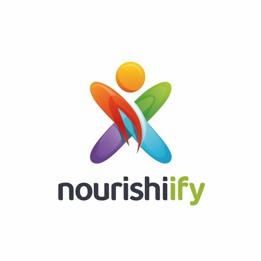 a logo design,with the text "Nourishify", main symbol:health and supplements,Moderate,be used in Sports Fitness industry,clear background